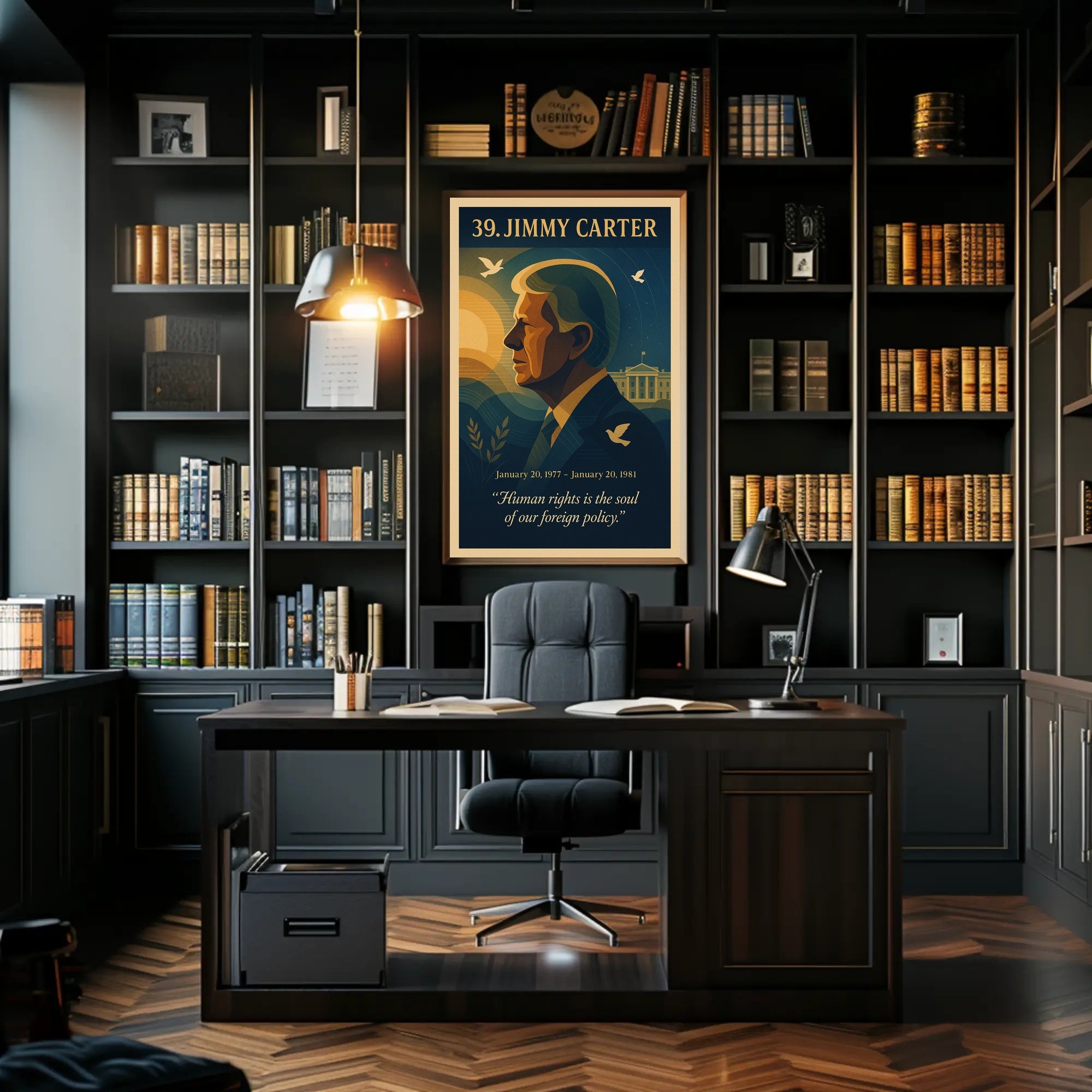 Jimmy Carter Legacy Decor Series PosterGoat