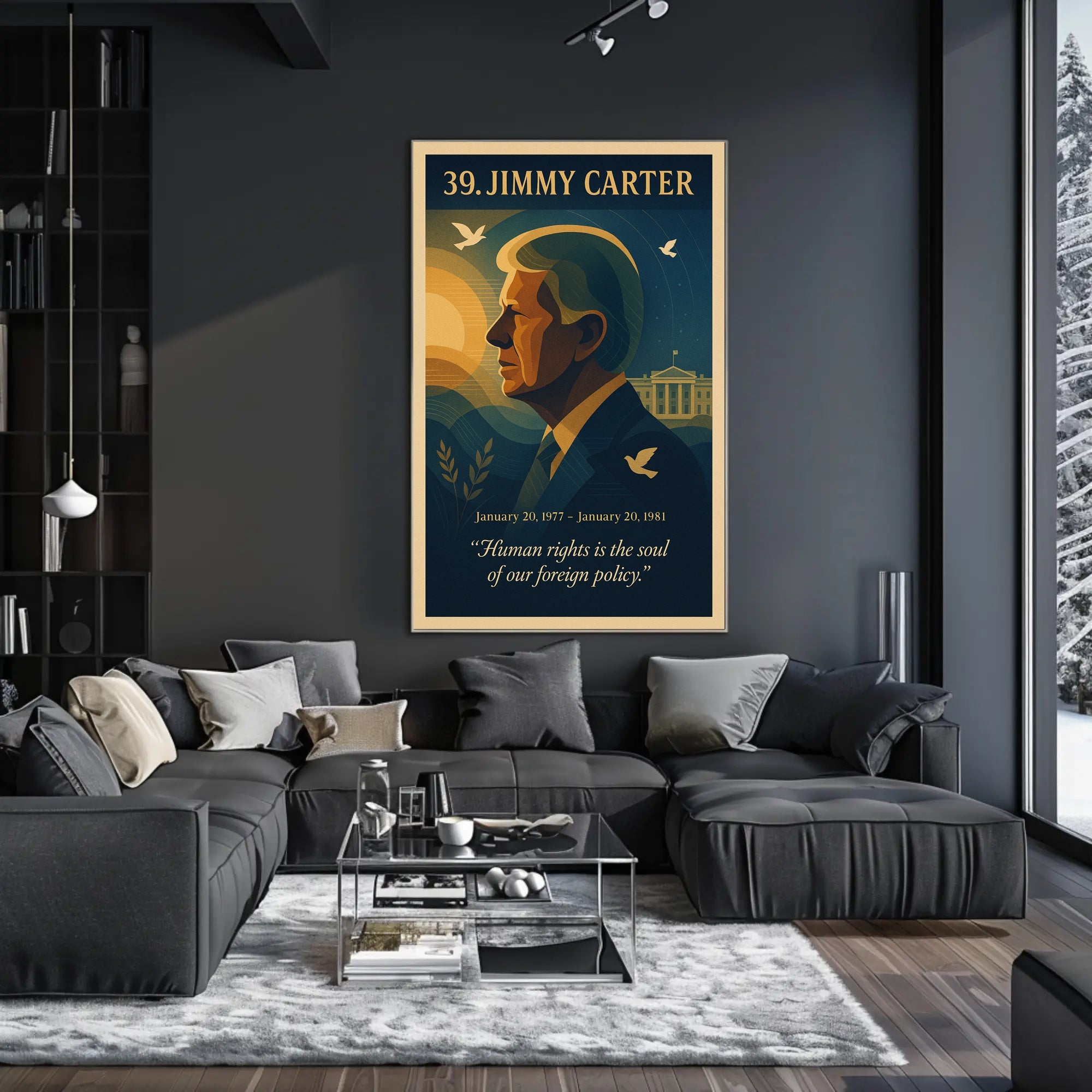 Jimmy Carter Legacy Decor Series PosterGoat