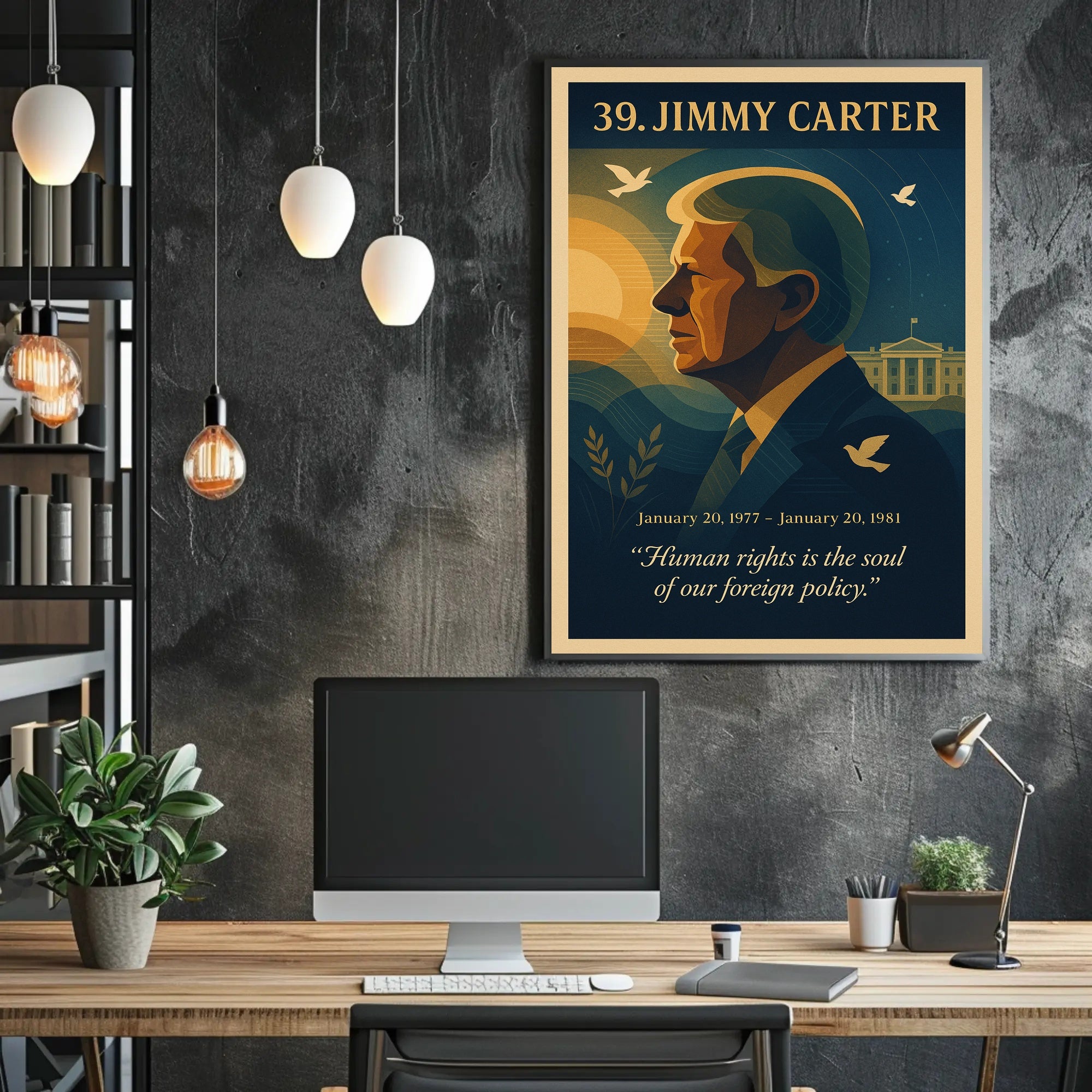 Jimmy Carter Legacy Decor Series PosterGoat