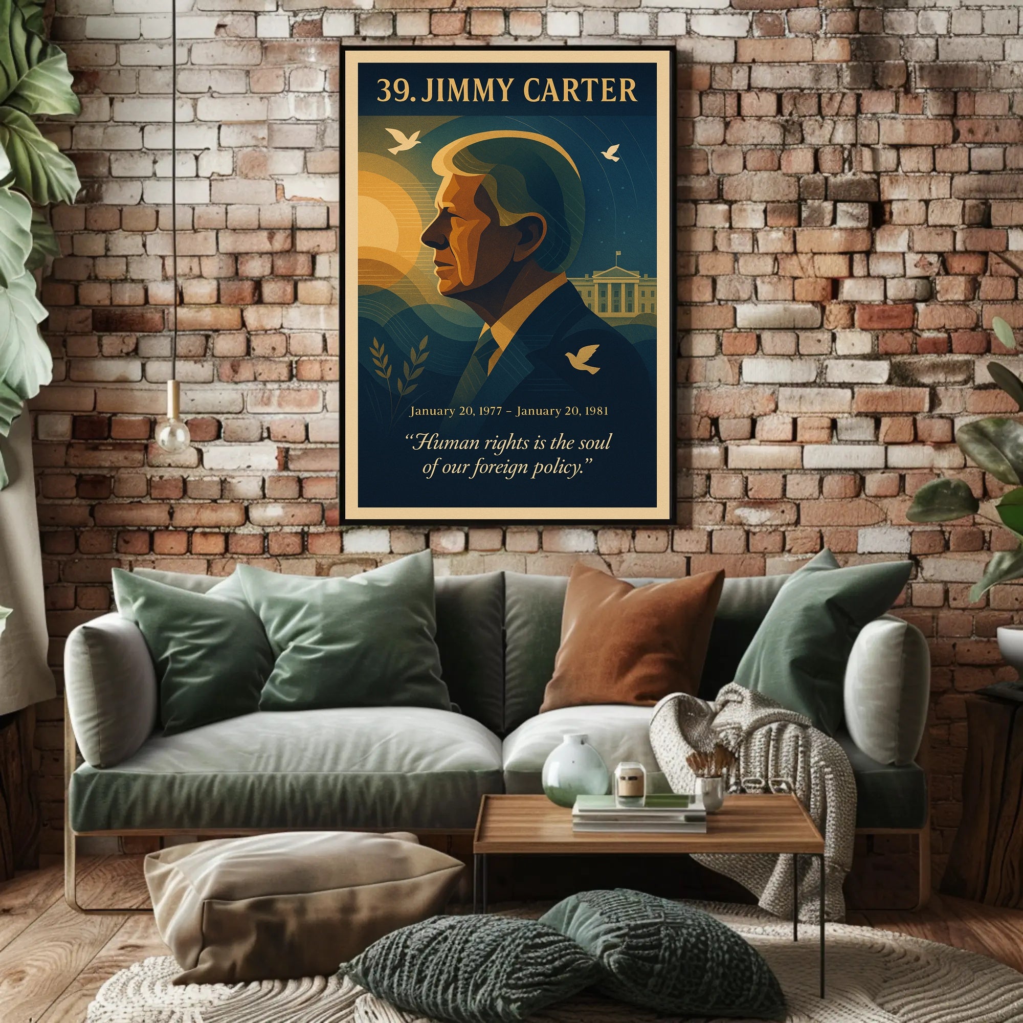 Jimmy Carter Legacy Decor Series PosterGoat