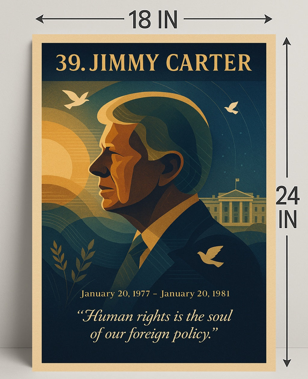 Jimmy Carter Legacy Decor Series PosterGoat