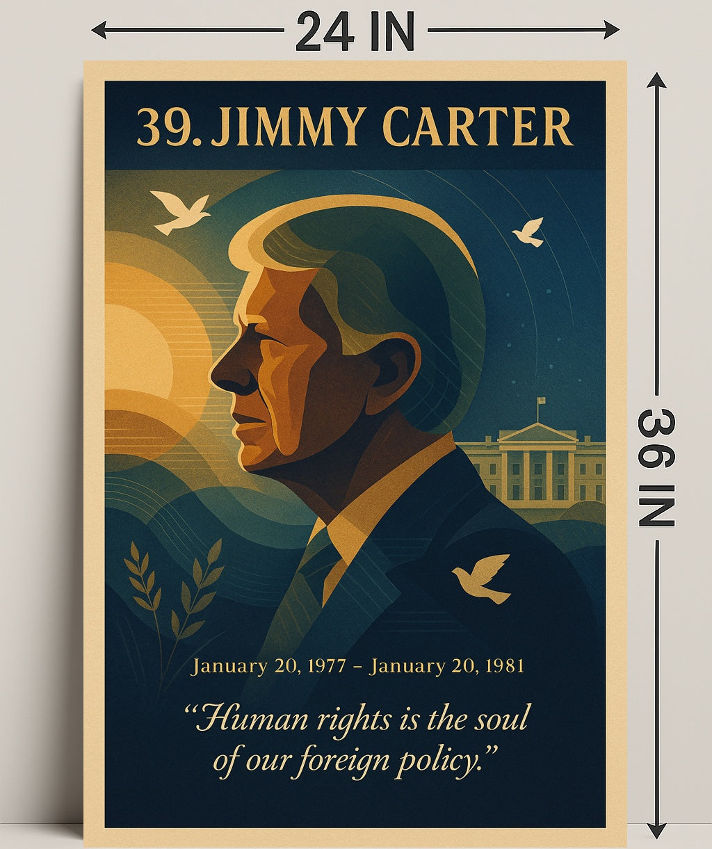 Jimmy Carter Legacy Decor Series PosterGoat