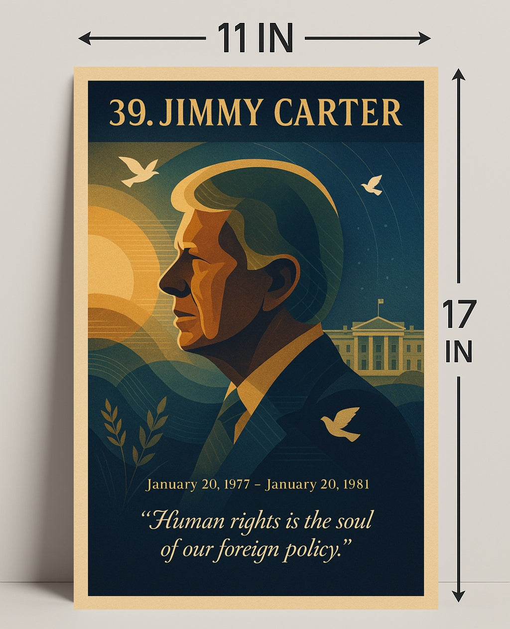 Jimmy Carter Legacy Decor Series PosterGoat