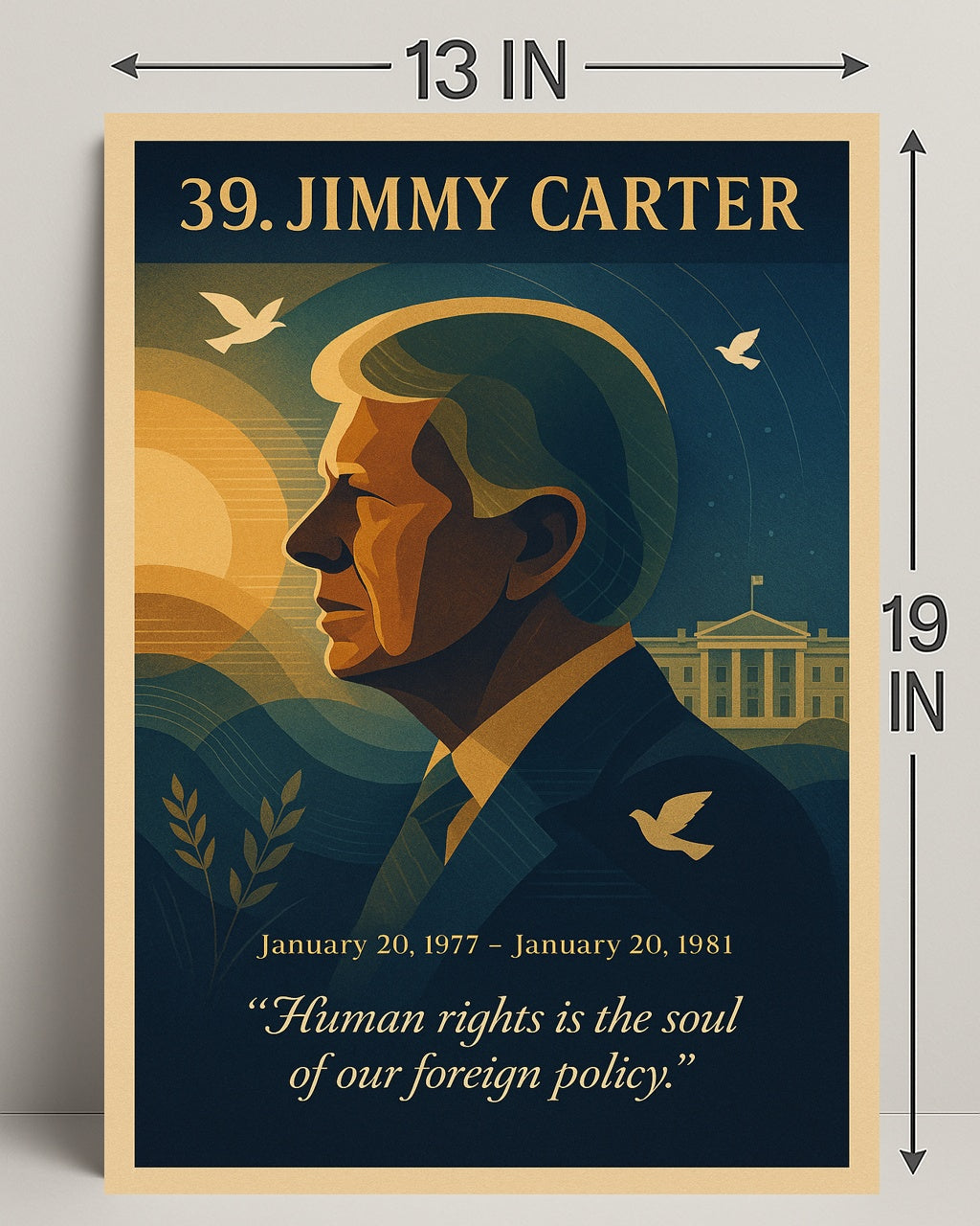 Jimmy Carter Legacy Decor Series PosterGoat