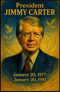 Jimmy Carter Legacy Wall Print PosterGoat