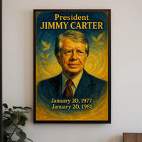 Jimmy Carter Legacy Wall Print PosterGoat