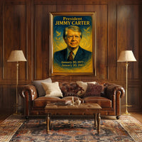 Jimmy Carter Legacy Wall Print PosterGoat