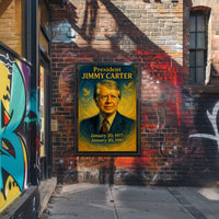 Jimmy Carter Legacy Wall Print PosterGoat