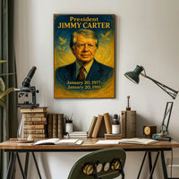 Jimmy Carter Legacy Wall Print PosterGoat