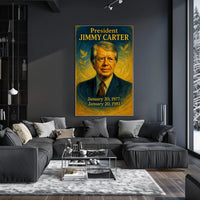 Jimmy Carter Legacy Wall Print PosterGoat