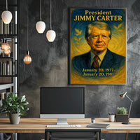 Jimmy Carter Legacy Wall Print PosterGoat