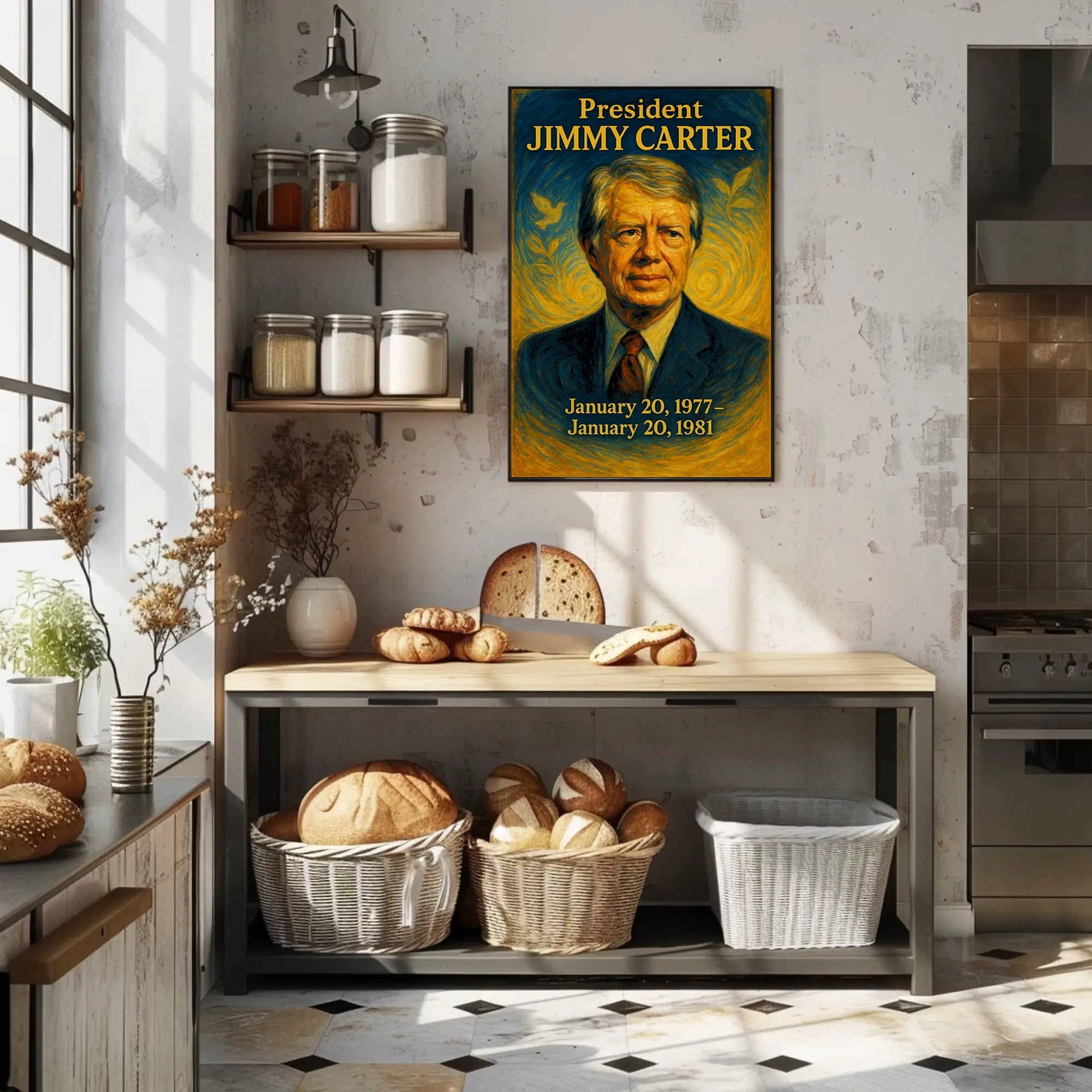 Jimmy Carter Legacy Wall Print PosterGoat