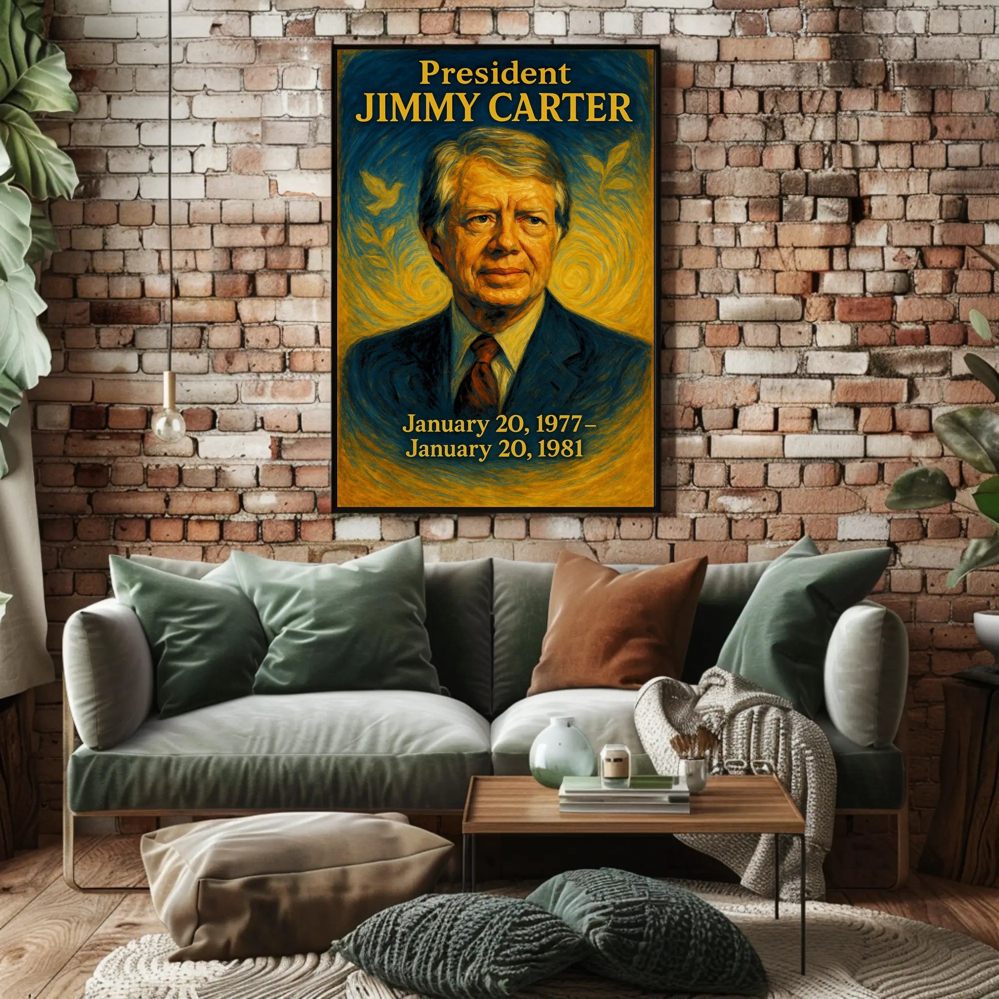 Jimmy Carter Legacy Wall Print PosterGoat