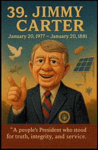 Jimmy Carter Portrait Collection Fine Art Print PosterGoat