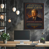 Jimmy Carter Presidency Archival Poster PosterGoat