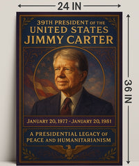 Jimmy Carter Presidency Archival Poster PosterGoat