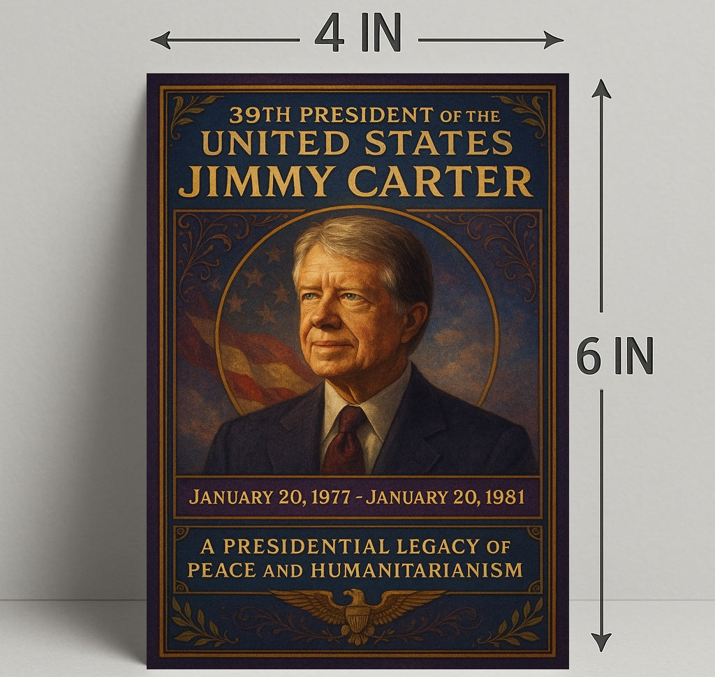 Jimmy Carter Presidency Archival Poster PosterGoat