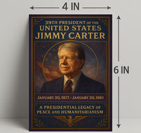 Jimmy Carter Presidency Archival Poster PosterGoat