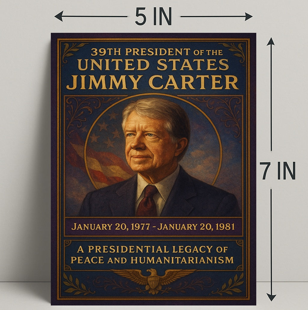 Jimmy Carter Presidency Archival Poster PosterGoat