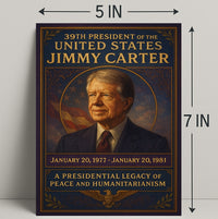 Jimmy Carter Presidency Archival Poster PosterGoat