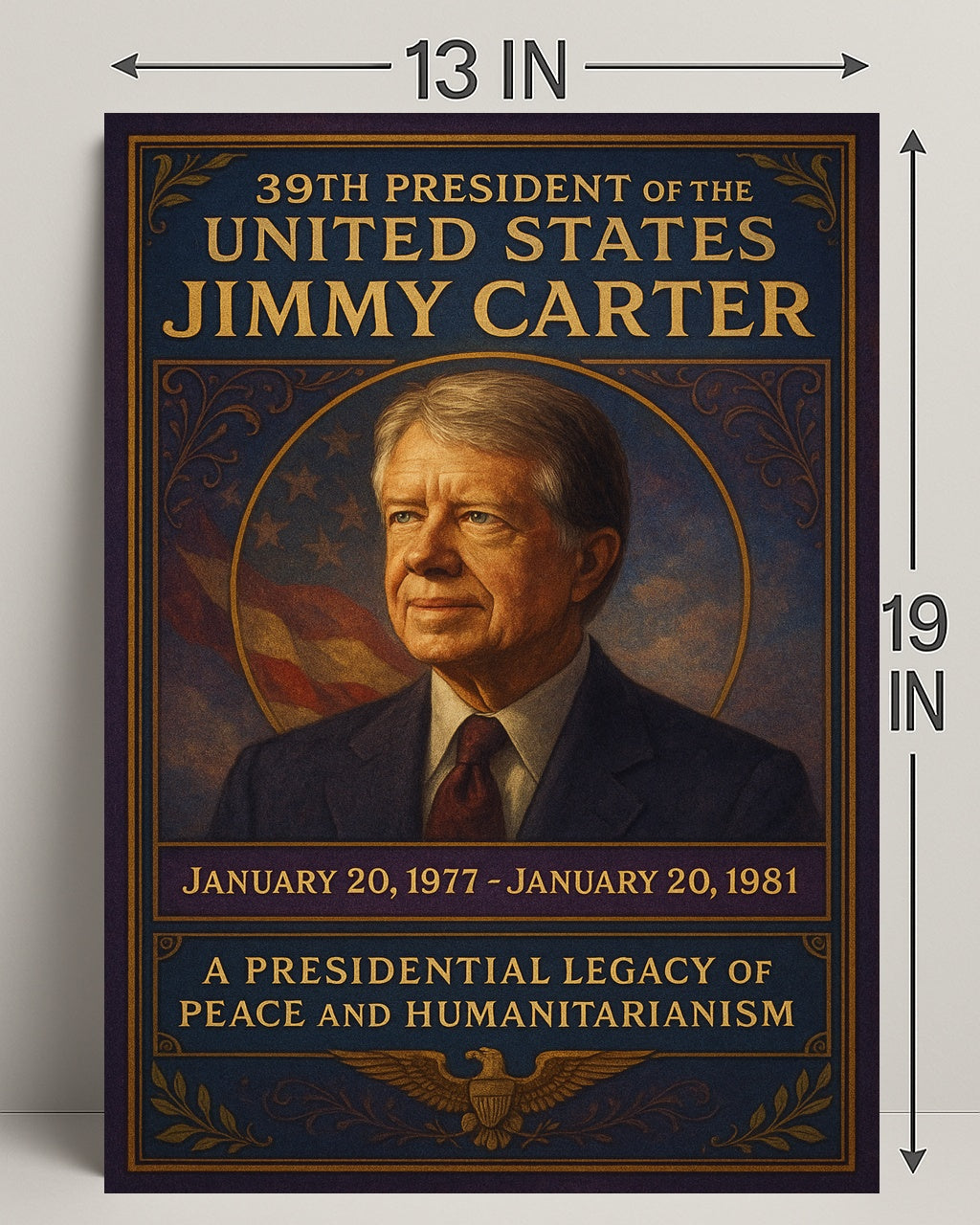 Jimmy Carter Presidency Archival Poster PosterGoat