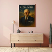 Jimmy Carter Presidency Artistic Wall Poster PosterGoat