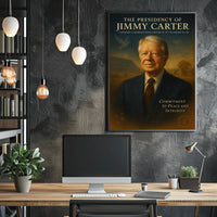 Jimmy Carter Presidency Artistic Wall Poster PosterGoat