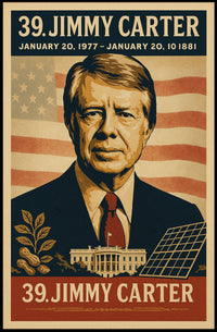 Jimmy Carter Presidency Poster Art PosterGoat