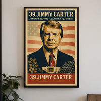 Jimmy Carter Presidency Poster Art PosterGoat