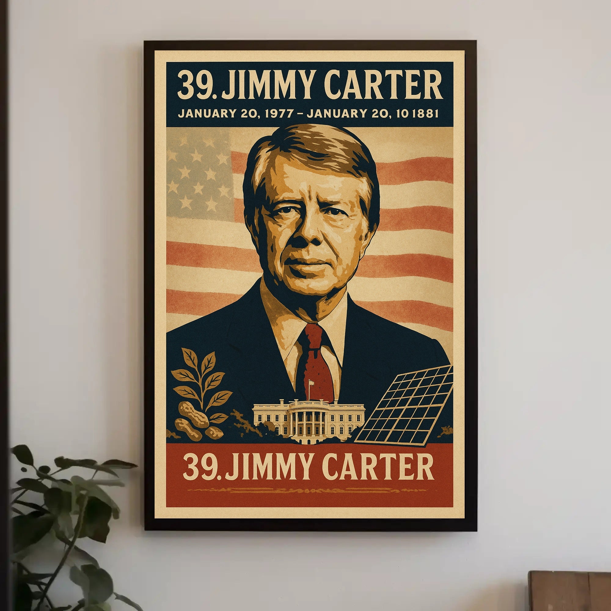 Jimmy Carter Presidency Poster Art PosterGoat