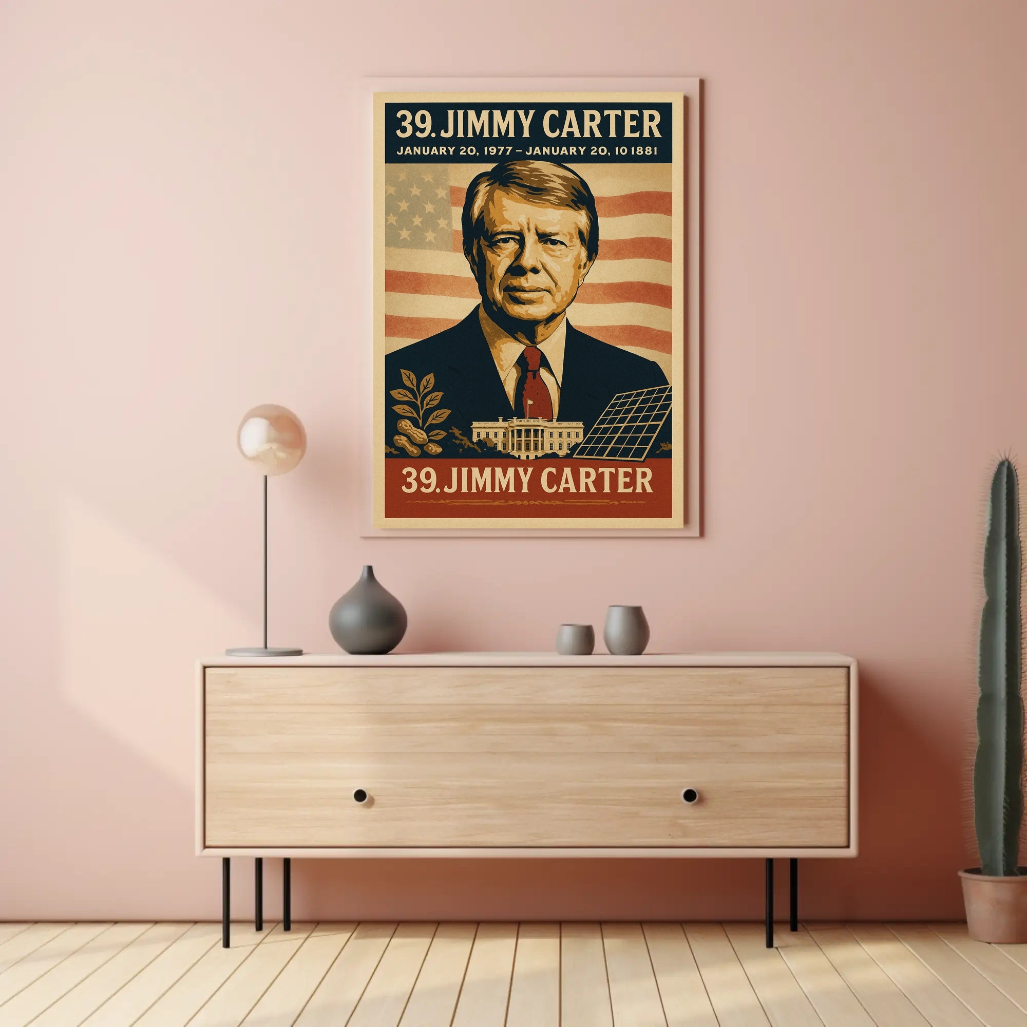Jimmy Carter Presidency Poster Art PosterGoat