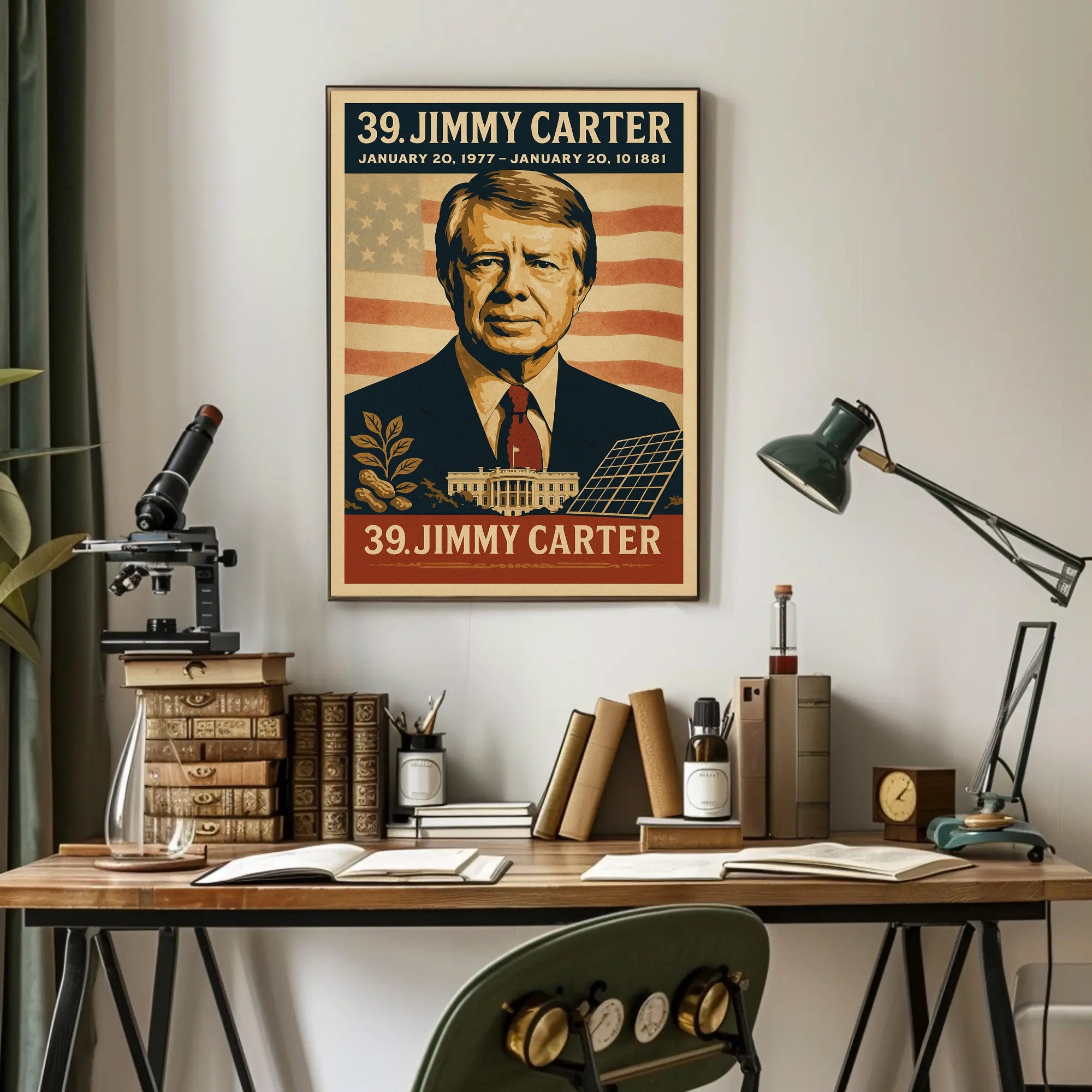 Jimmy Carter Presidency Poster Art PosterGoat