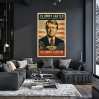 Jimmy Carter Presidency Poster Art PosterGoat