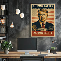 Jimmy Carter Presidency Poster Art PosterGoat