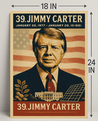 Jimmy Carter Presidency Poster Art PosterGoat