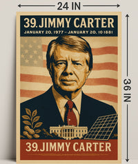Jimmy Carter Presidency Poster Art PosterGoat