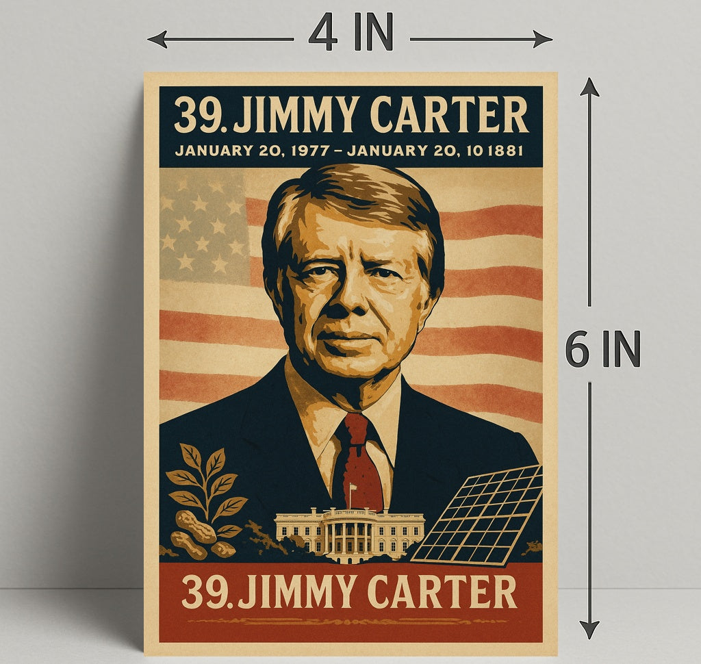 Jimmy Carter Presidency Poster Art PosterGoat