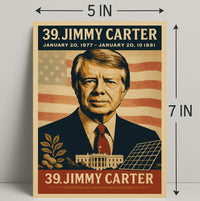 Jimmy Carter Presidency Poster Art PosterGoat