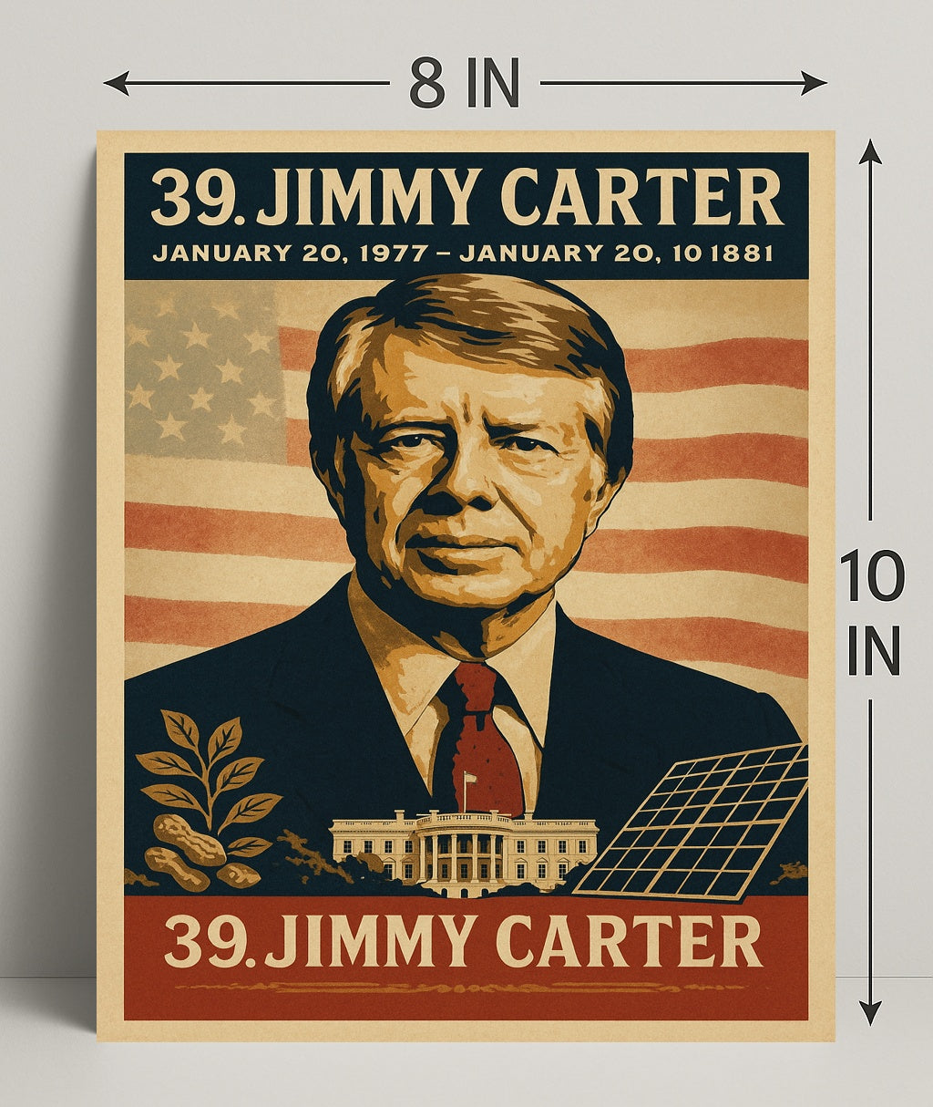 Jimmy Carter Presidency Poster Art PosterGoat
