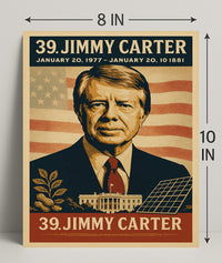Jimmy Carter Presidency Poster Art PosterGoat