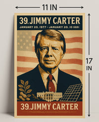 Jimmy Carter Presidency Poster Art PosterGoat