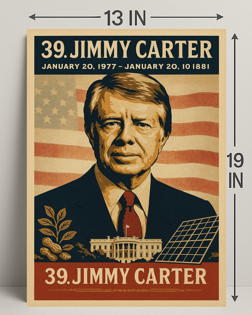 Jimmy Carter Presidency Poster Art PosterGoat
