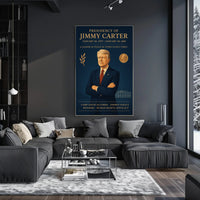 Jimmy Carter Presidential Overview Poster Wall Art PosterGoat