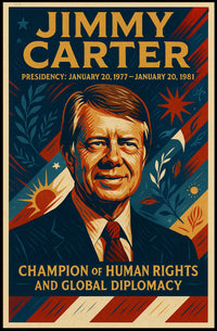 Jimmy Carter Presidential Poster PosterGoat