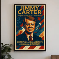 Jimmy Carter Presidential Poster PosterGoat