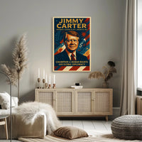 Jimmy Carter Presidential Poster PosterGoat