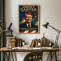 Jimmy Carter Presidential Poster PosterGoat
