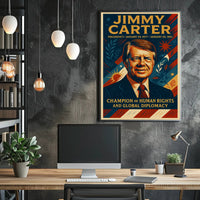 Jimmy Carter Presidential Poster PosterGoat