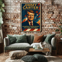Jimmy Carter Presidential Poster PosterGoat