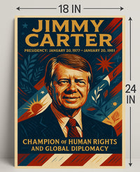 Jimmy Carter Presidential Poster PosterGoat